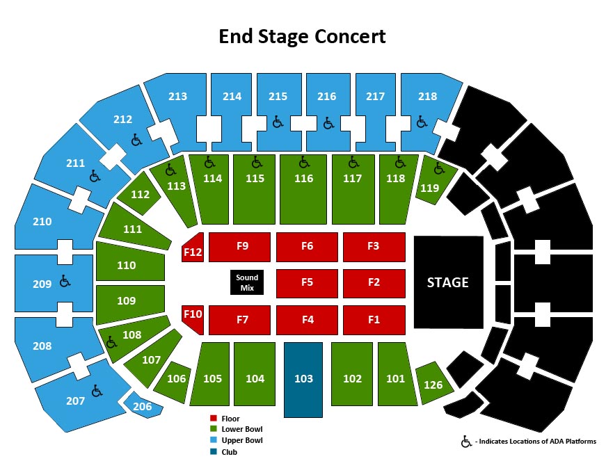 Seating Charts Events & Tickets INTRUST Bank Arena